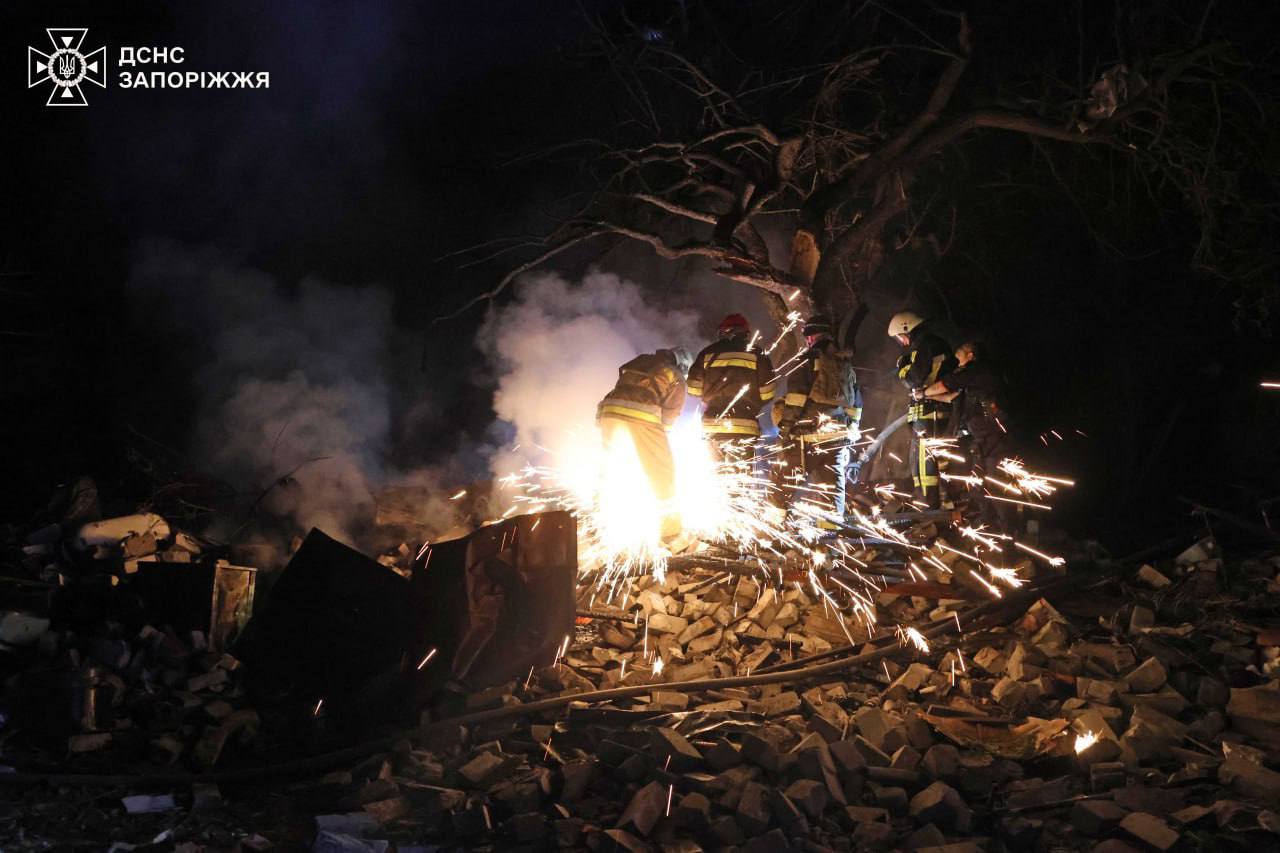 Russian strike on Zaporizhzhia kills 1 person, injures 6, including 2 children